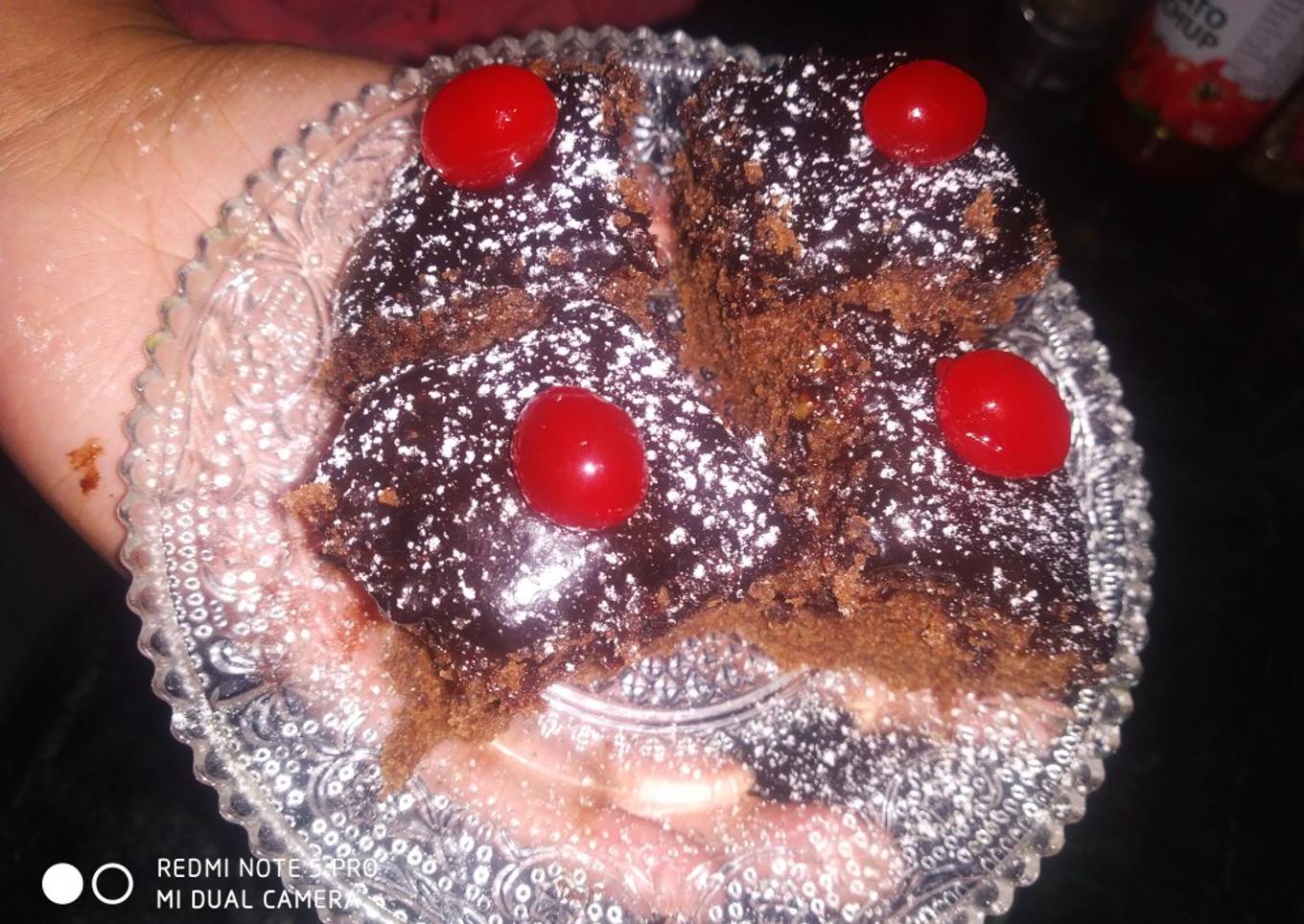 Choco glaze brownie