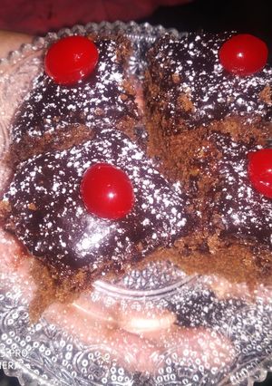 A picture of Choco glaze brownie.
