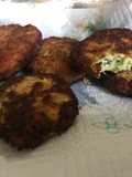 Tortitas de molida de pollo con calabazita súper fácil
