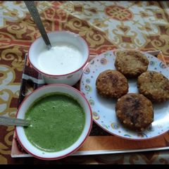 A picture of Sabudana tikki.