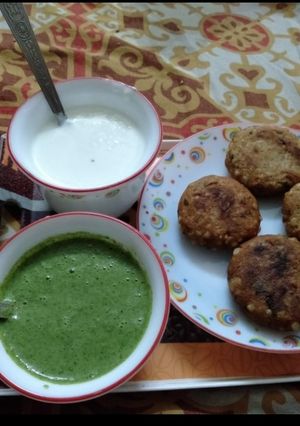A picture of Sabudana tikki.