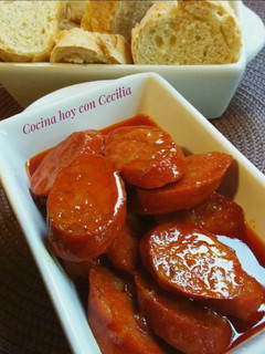 Una foto de Chorizo a la sidra