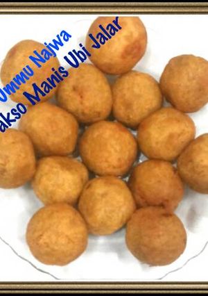 Foto resep Bakso Manis Ubi Jalar