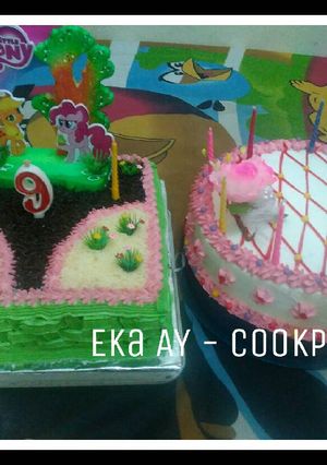 Foto resep Tart cake dengan tehnik potong benang