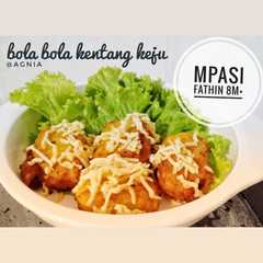 รูปของ Mpasi bola bola kentang keju