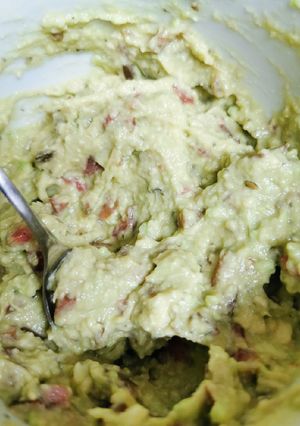 Una foto de Guacamole sin gluten