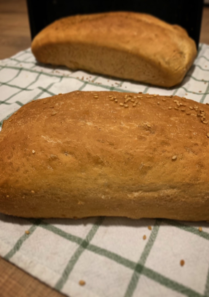 Una foto de Pan fácil en el Thermomix ¡mi primer pan, reto conseguido!