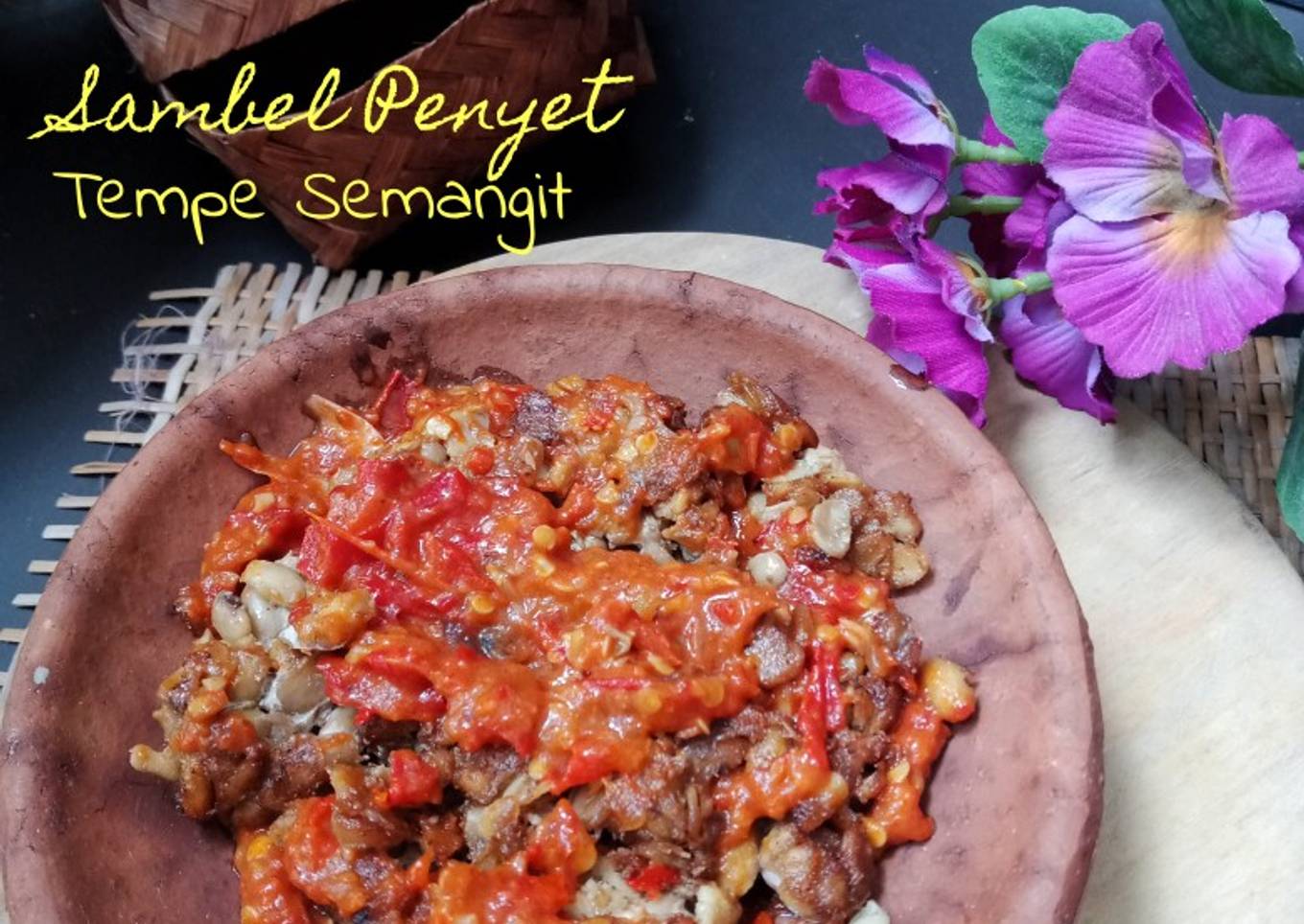 Sambel Penyet Tempe Semangit
