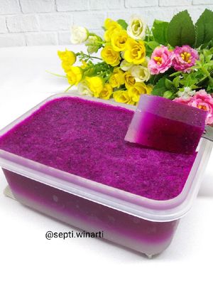 Foto resep Puding Buah Naga