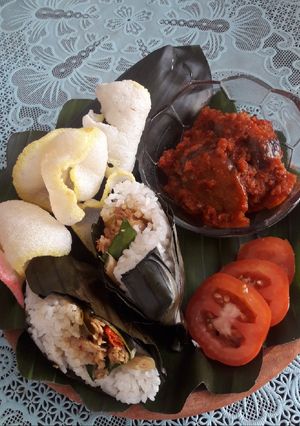 Foto resep Nasi bakar ayam