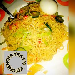 A picture of Simple Vegetable& spicy noodles.