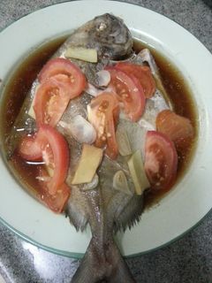 Foto resep Steam pompret (ikan bawal putih)
