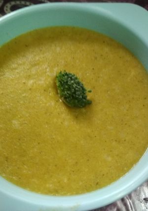 Foto resep MPASI nasi tim sapi brokoli keju