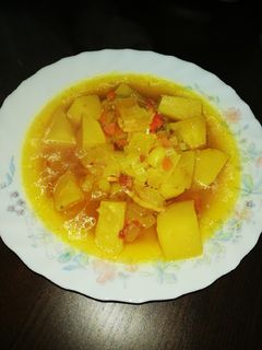 Una foto de Cocido con lomo y patatinas