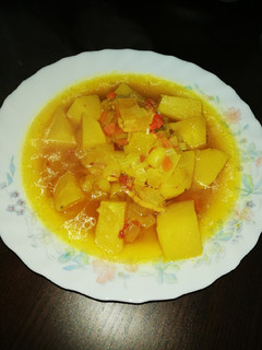 Una foto de Cocido con lomo y patatinas