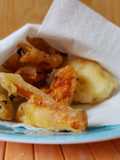 Fritto di pesce zucchine e carote