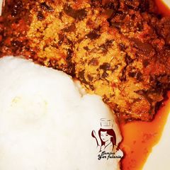 A picture of Ugu soup.