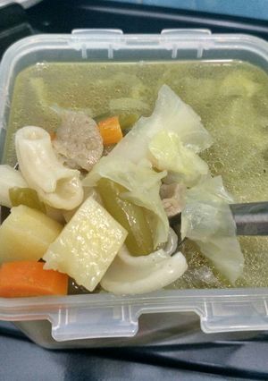 Foto resep Sop Bakso & Makaroni