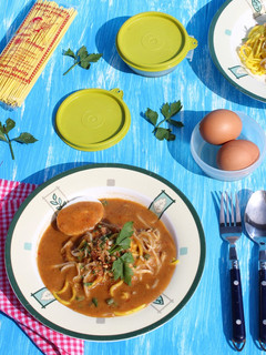 Foto resep Mie Lendir khas Belakang Padang (mie rebus)