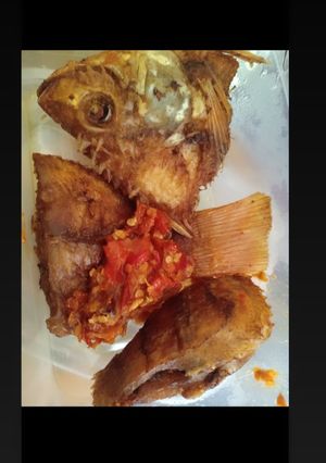Foto resep Ikan Nila Goreng + Sambel Bawang Terasi