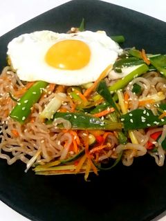 Foto resep Mie shirataki japchae low calorie