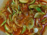 Gambar kimchi tanpa fermentasi