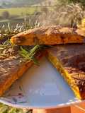 Focaccia integrale zucca e noci