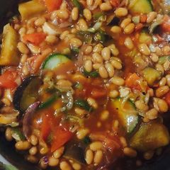 A picture of My simple vegetable stew.