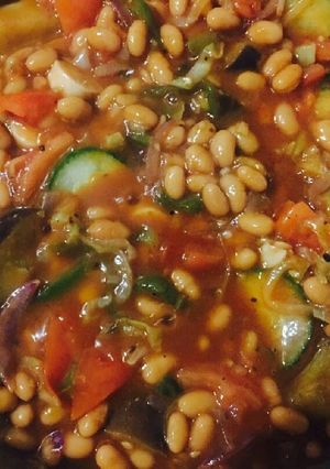 A picture of My simple vegetable stew.