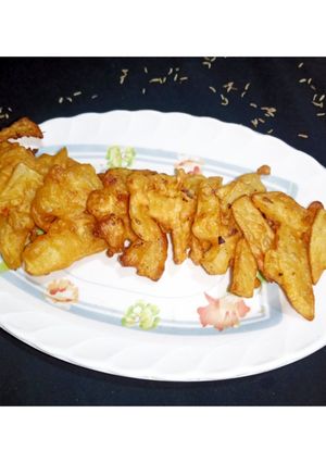 A picture of Kathiawari Chips Pakory.