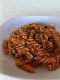Fusilli lenticchie e zucchine