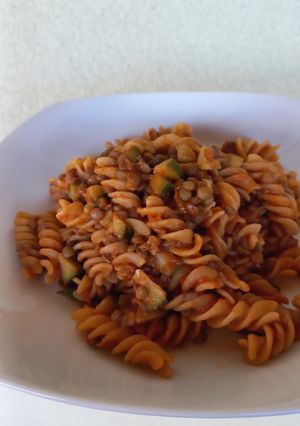 Foto di Fusilli lenticchie e zucchine