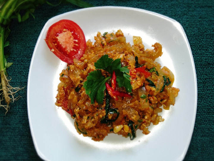 Resep Mi tiaw cah kangkung Anti Gagal