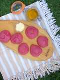 Scones de beterraba