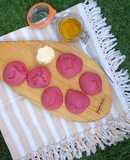 Scones de beterraba