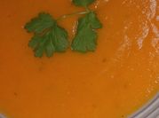 A picture of winter squash soup