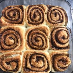 Cinnamon rolls A picture of Cinnamon rolls.
