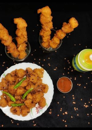 A picture of Masoor Dal Pakoda.