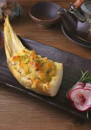 焗烤菇菇香筍 的食譜成品照片