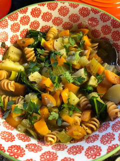 A picture of Vegetable soup.