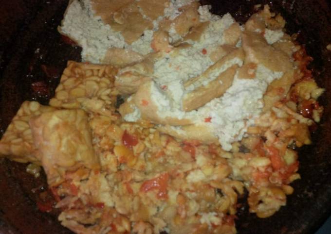 Anti Ribet, Buat SambaL bawang penyet tempe-tahu Irit Untuk Jualan