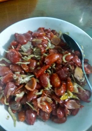 Foto resep Tumis Kulit Melinjo Feat Ikan Teri Ala Mama