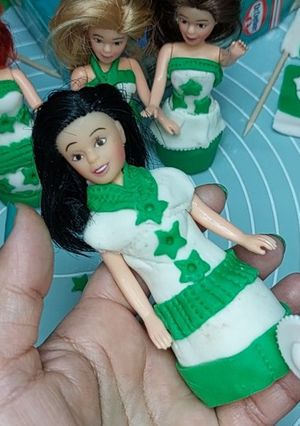 A picture of Mini Readymade cupcakes fondant dolls 🇵🇰.