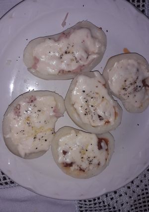 Una foto de Papas rellenas de choriqueso