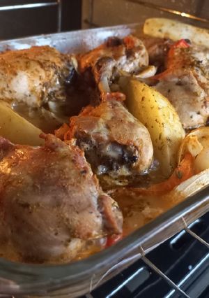 Una foto de Muslos de Pollo al Limón 🍋