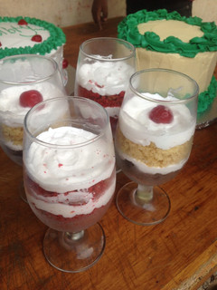 A picture of Cake parfait.