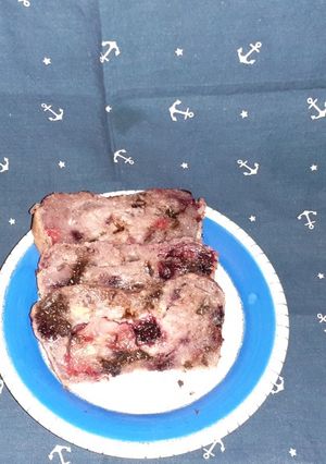 Csokis-erdei gyümölcsös piskóta tojásmentesen recept fotója