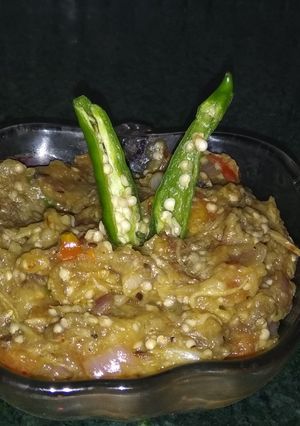 A picture of Baigan ka Bharta.