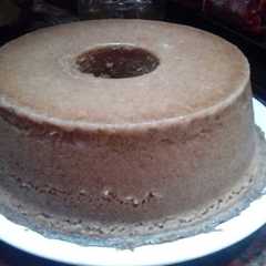 A picture of Torta de chocolate en microondas.