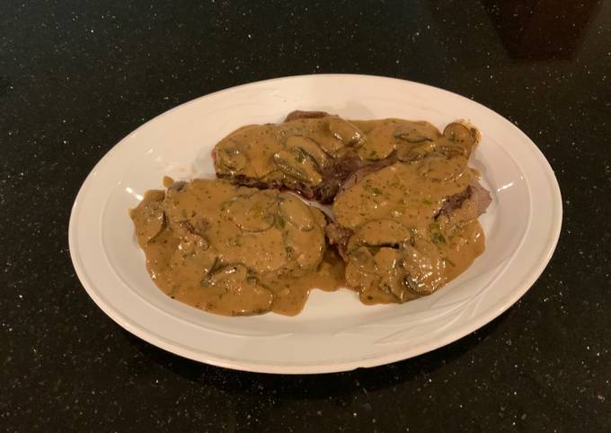 Simple Way to Make Jamie Oliver Steak Diane